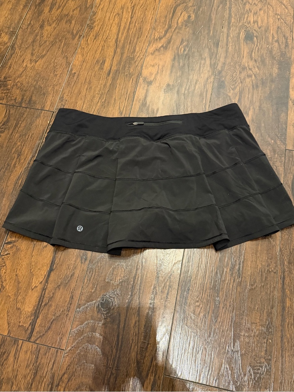 lululemon athletica Black Circle Skater Athletic Skirt
